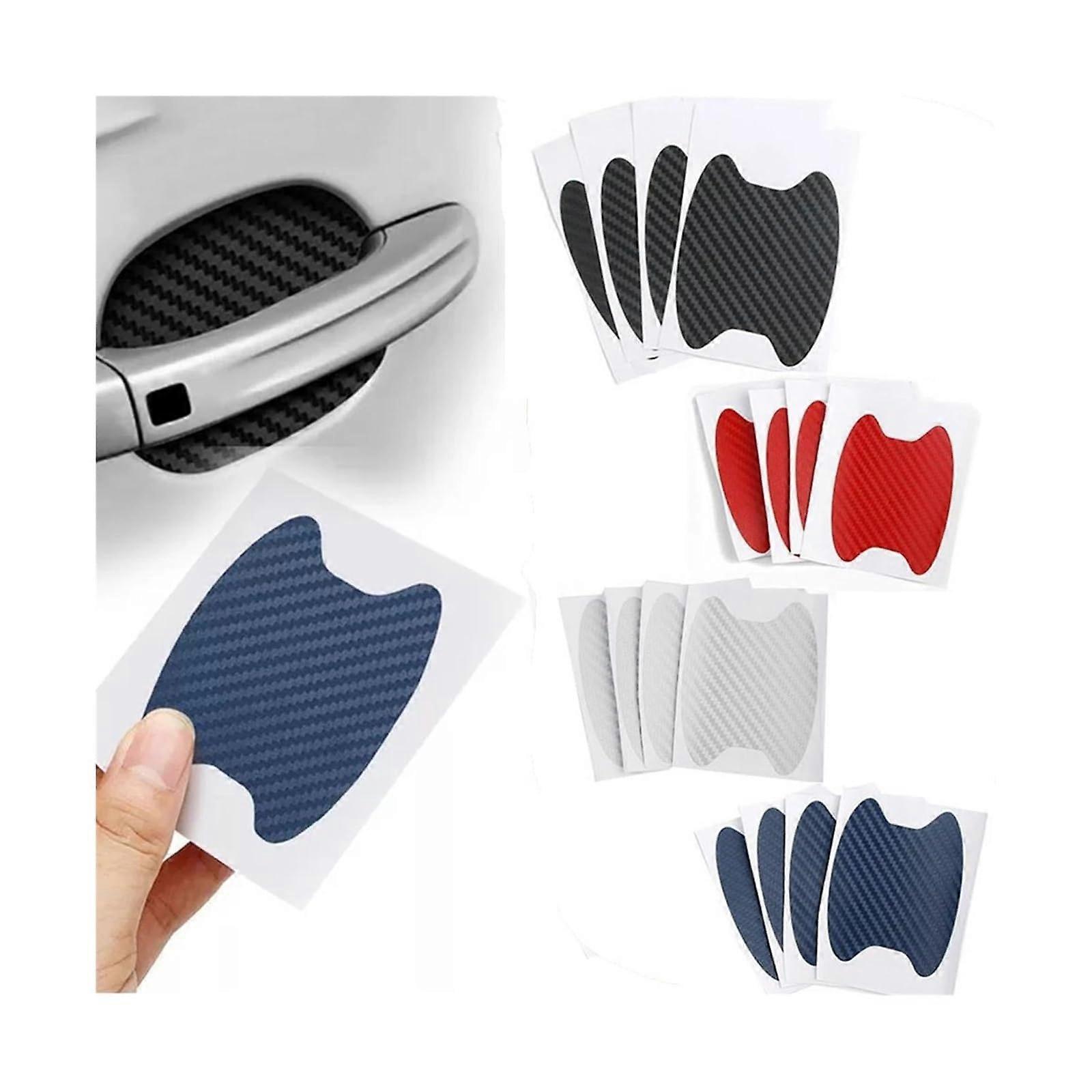 Outer Door Handle Carbon Fiber Protective Sticker For C1C8 Berlingo Cactus Picasso CElysee VTS Aircross Blue