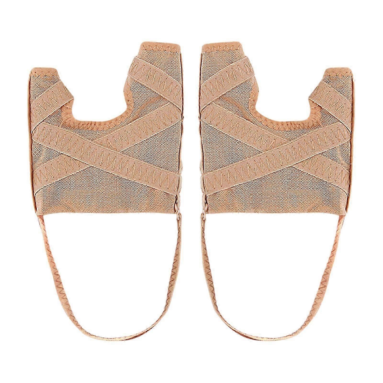 2Pcs Toe Separator Provides Padding Anti Slip Silicone Mesh Bunion Corrector S