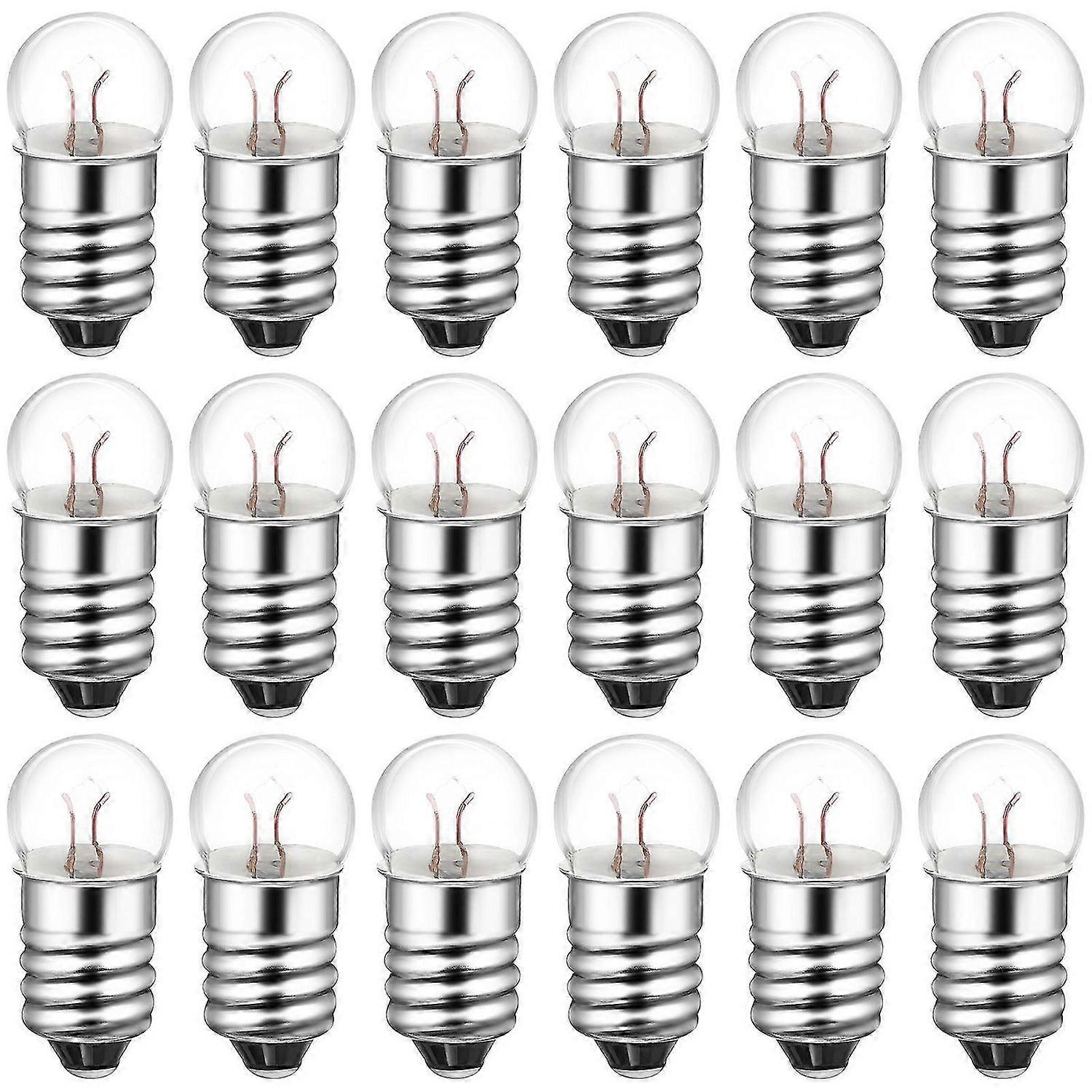 50pcs Small Light Bulbs Electrical Experiment Bulb Flashlight Light Bulb 1.5V
