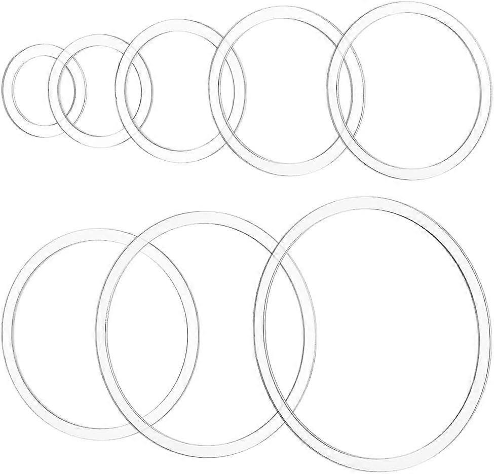 Router Template for Woodworking 8 Circle Router Jig Templates 2.8~8 inch Clear Acrylic Inlay Templates Craft Template Router Stencils for Wooden Proje