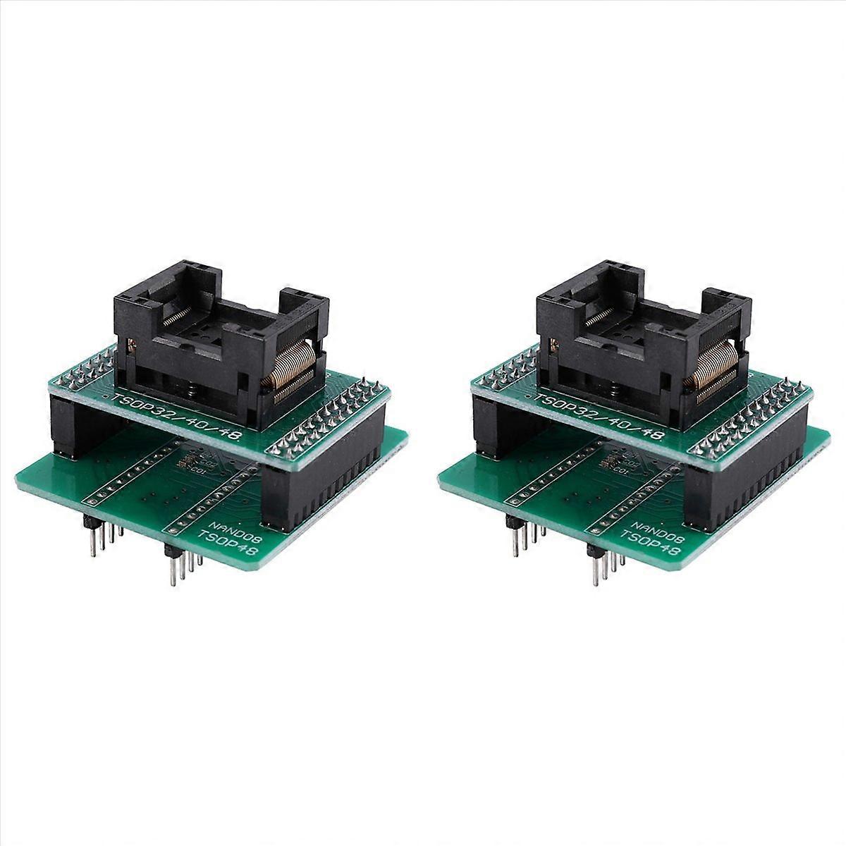 2X Andk Tsop48 Nand Adapter Only for Minipro Tl866Ii Plus Programmer for Nand Flash Chips Tsop48 Ada