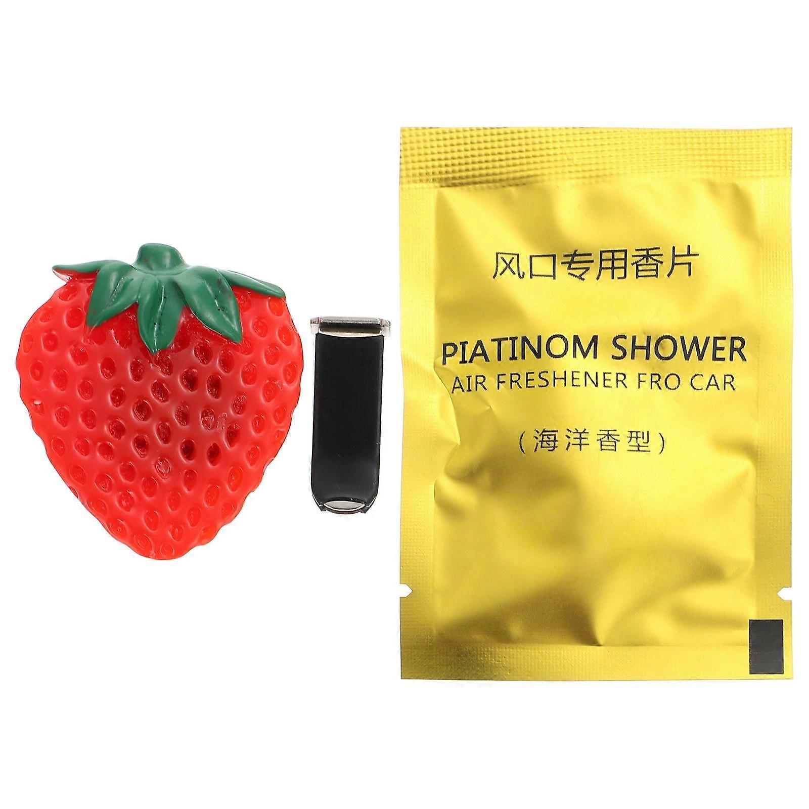 Essential Oil Car Diffuser Strawberry Shape Clip for Decoration