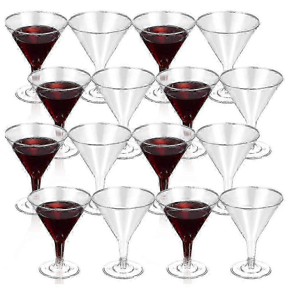 Plastic Martini Glasses compatible with Bar Restaurant Reusable