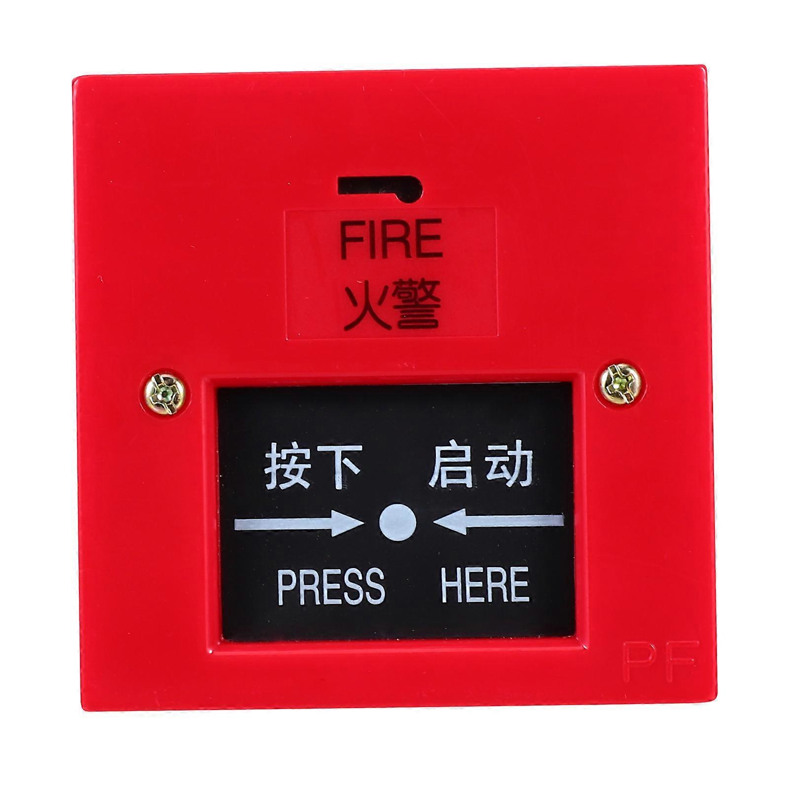 Emergency Fire Alarm Button Manual Call Point for Quick Response 2Pcs