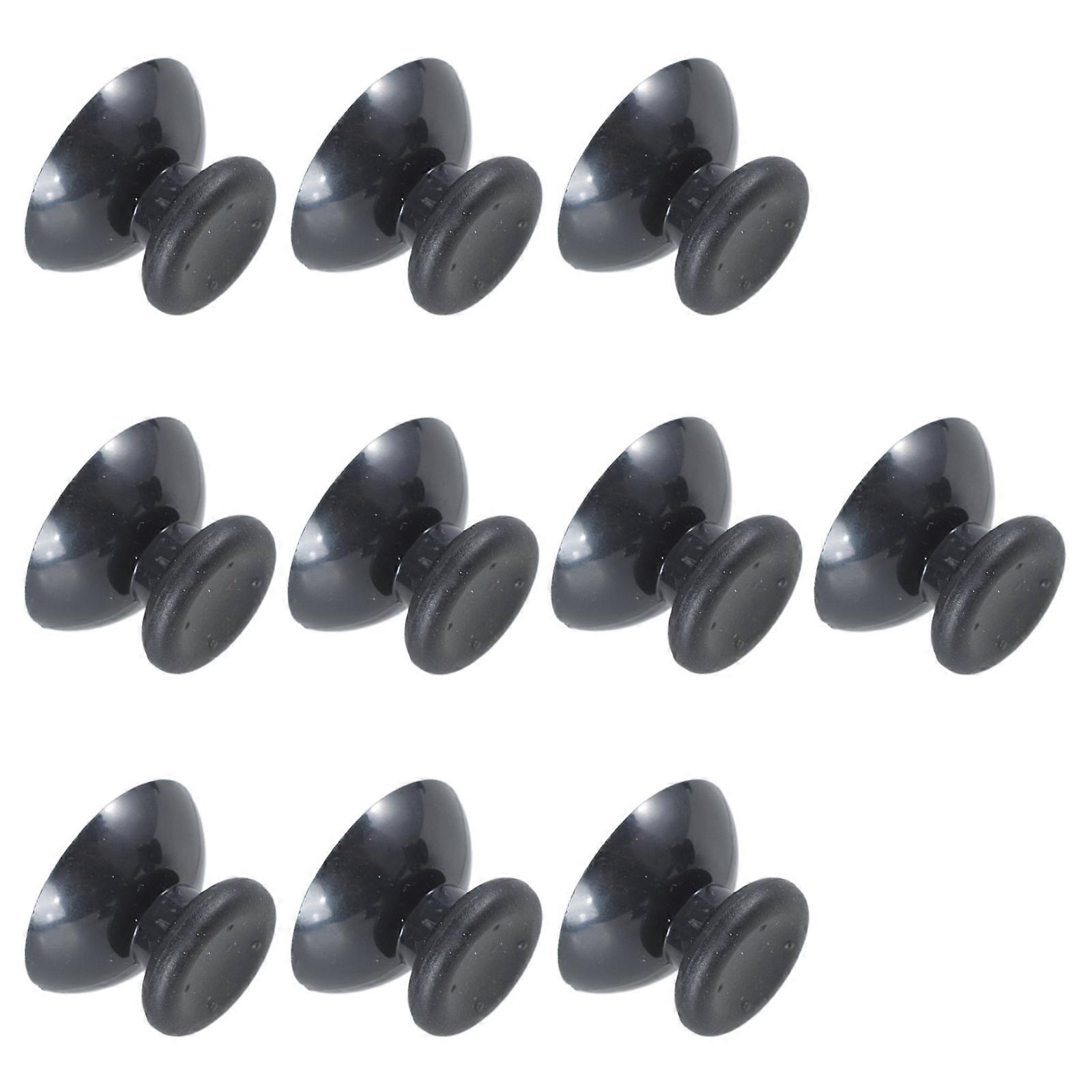 Hot 10pc Analog Joystick Thumbstick Rubber Cap For Microsoft for  360 Contro  Black