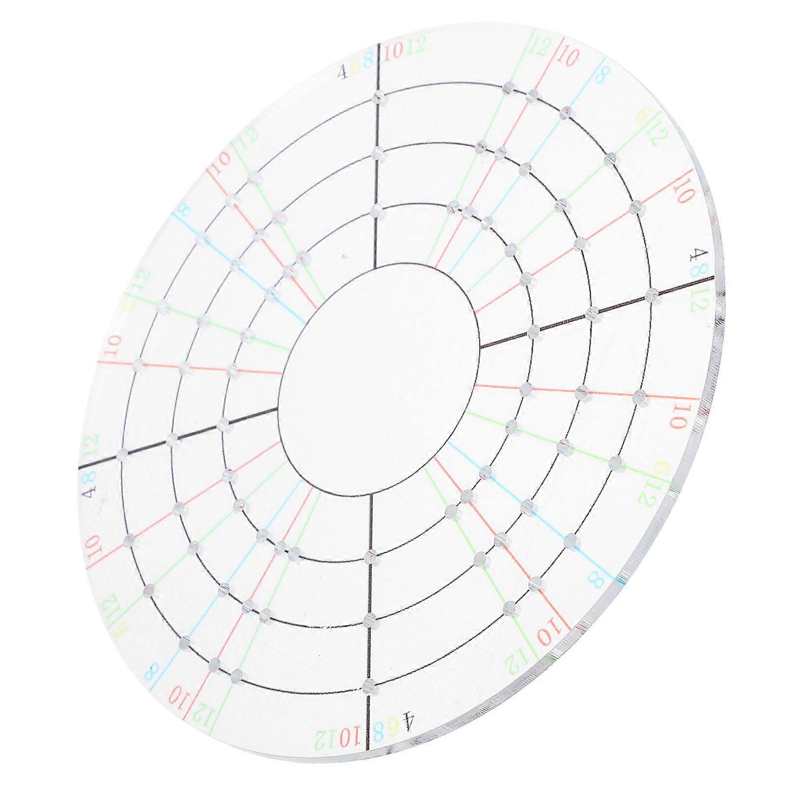Pottery Trimming Spinner Square Precision Tool Hobbyists 1Set Multi Color