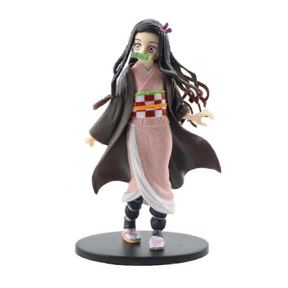 Anime Demon Slayer Action Figures Kimetsu No Yaiba Shinobu Nezuko PVC Dolls Model Collection Ornaments Japan ����Derivatives Toys