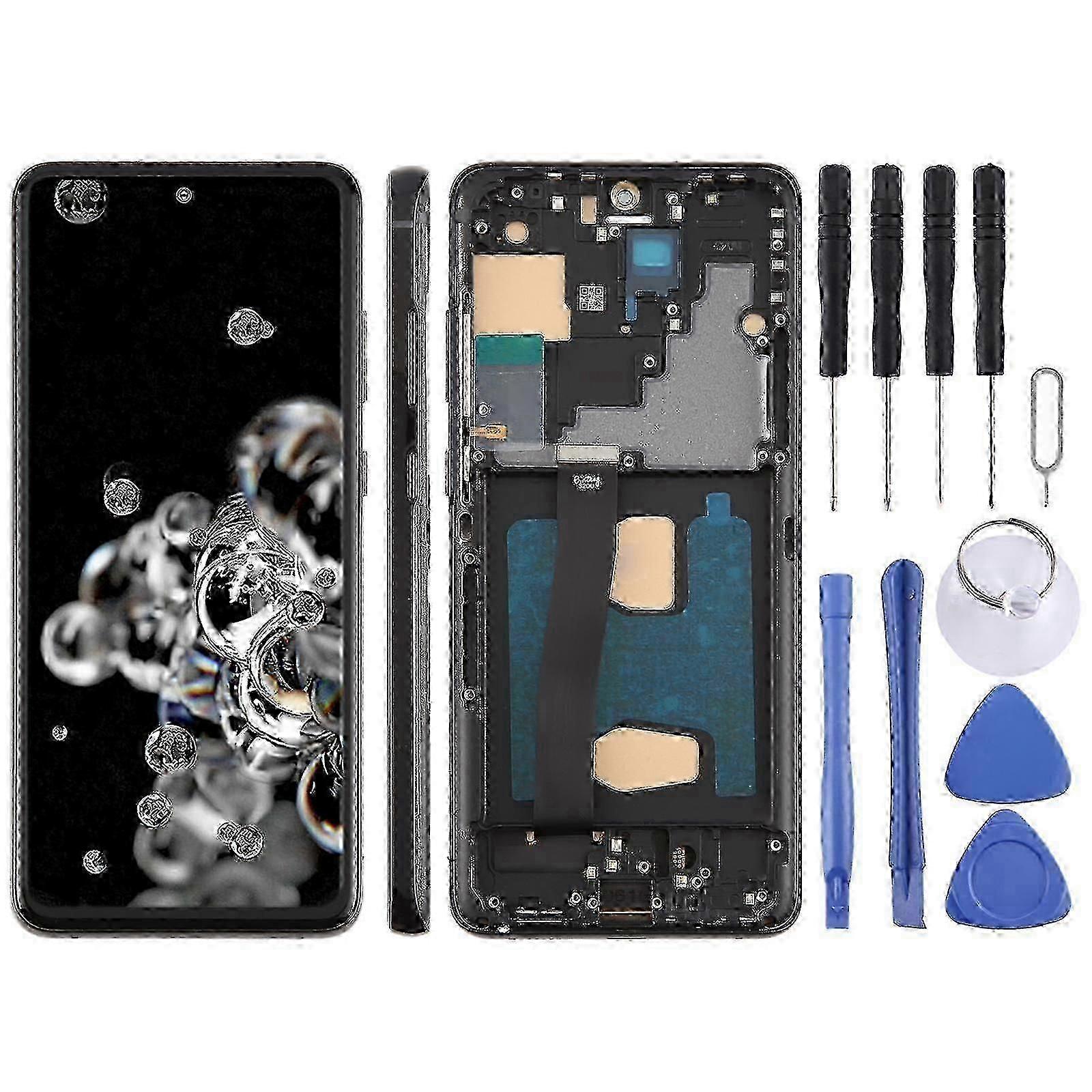 For Samsung Galaxy S20 Ultra Sm-g988b 6.78 Inch Tft Lcd Screen Digitizer Full Assembly With Frame, Not Supporting Fingerprint Identification