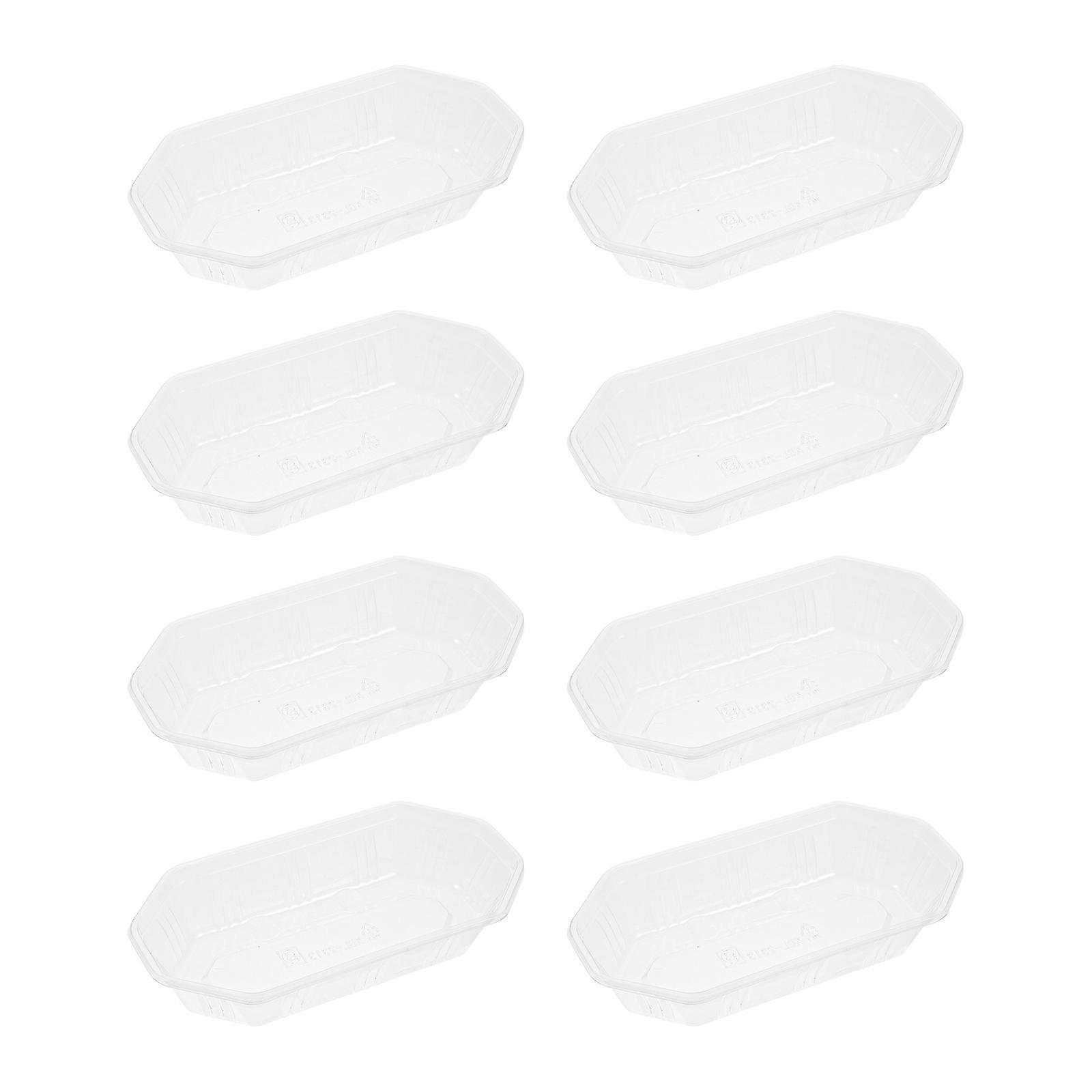 Fruit Storage Tray One Time Packing for Fruit Storage 100Pcs Clear Tray