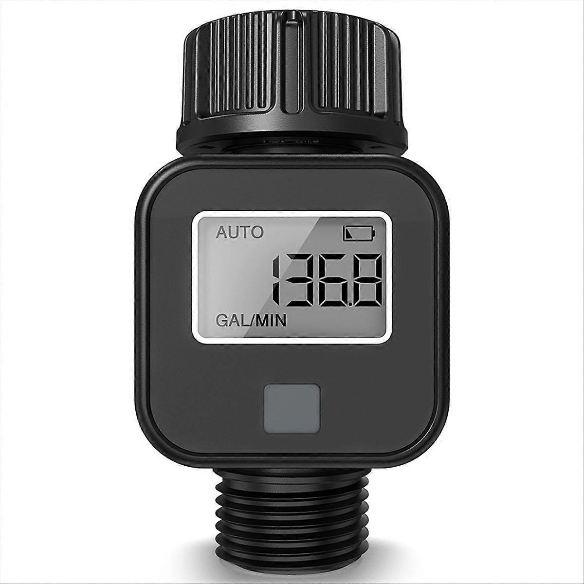 Digital Water Flow Meter IPX5 Measure Water Consumption and Flow Rate