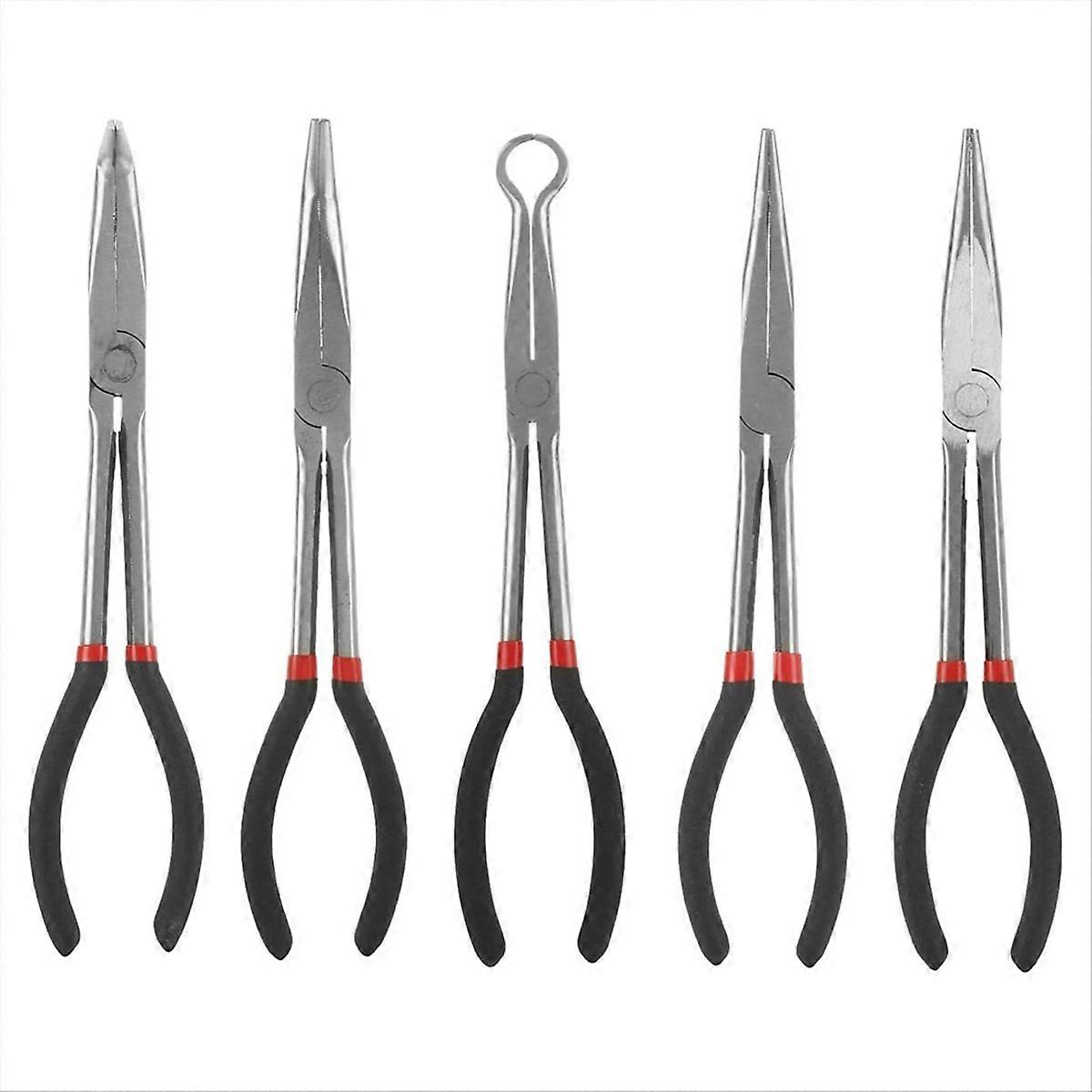 Pitkäkärkinen pihtisarja, 5 tuumaa, 11 tuuman sytytystulppa