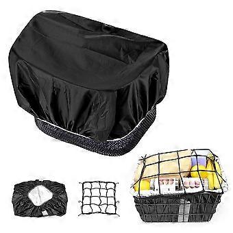 Housse de panier de vélo BAMILL, protection pluie, filet à bagages