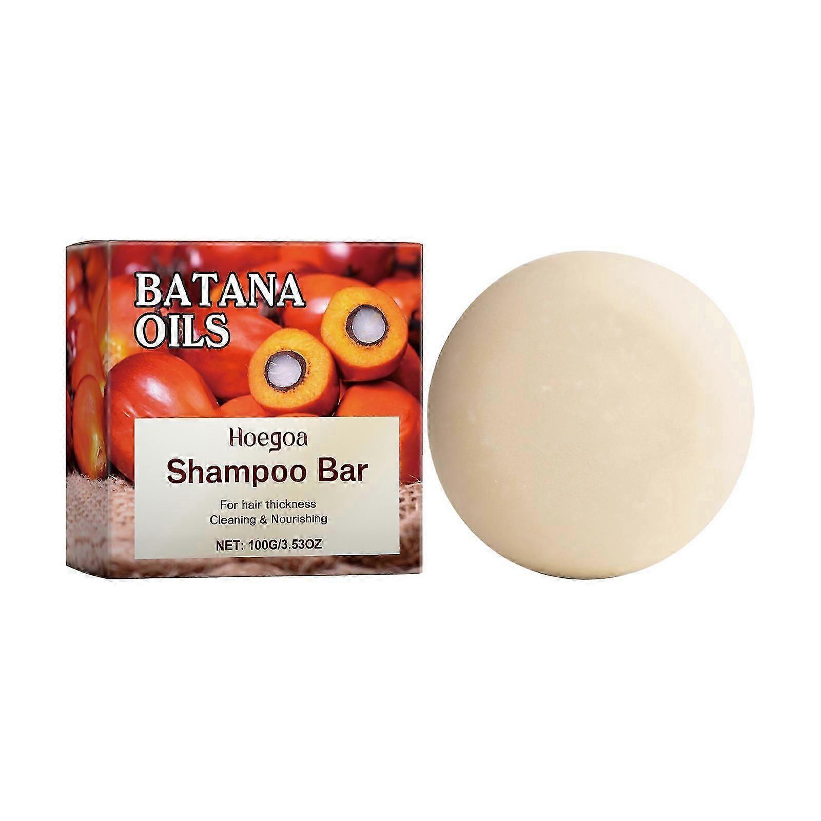 Batana Solid Shampoo & Conditioner - Nourishing Hair Soap for Scalp Cleansing & Volume Boost