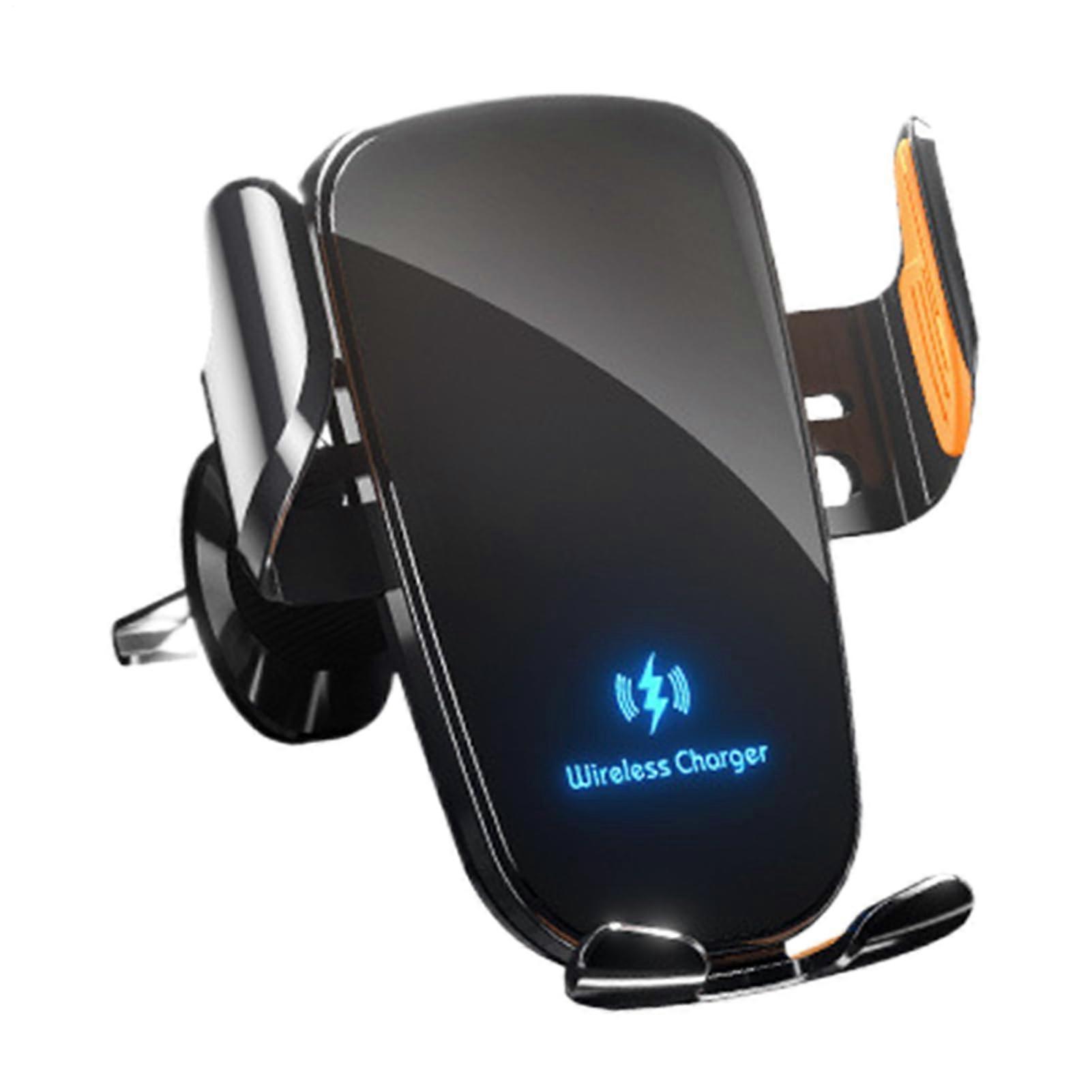 Wireless Car Charger Mount with Fast Charging, Smart Sensor, 360° Adjustable for Air Vent/Dashboard/Windshield