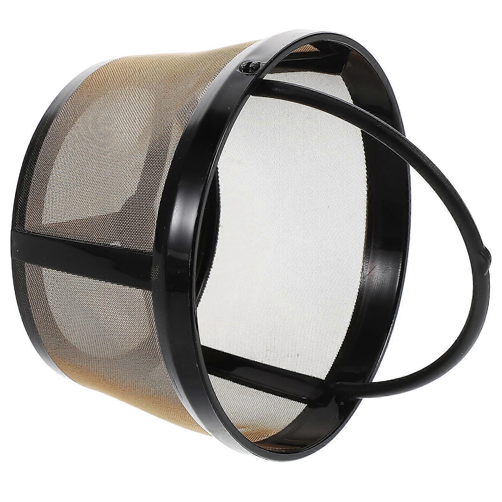 Metal Coffee Filter Basket for Drip Coffee Makers Brown Universal Replacement