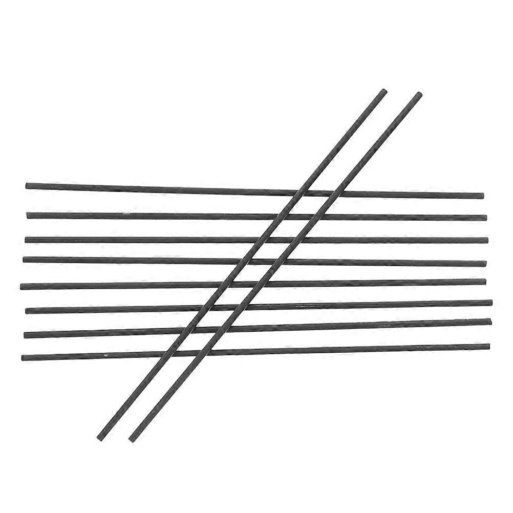High Purity Graphite Rods for Electrolysis 10Pcs Conductive Black Material