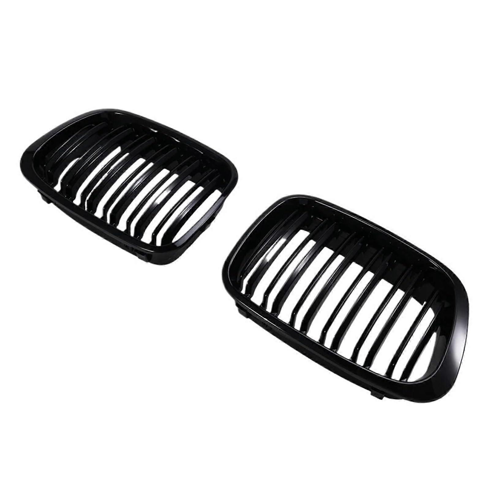 Compatible with BMW E46 4 Door Kidney Grille 1998-2001 Front Bumper Mesh Vent Replacement Durable Trim