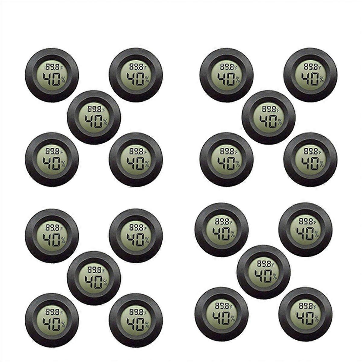 5-pack Hygrometer Digital LCD Monitor Humidity Meter Gauge