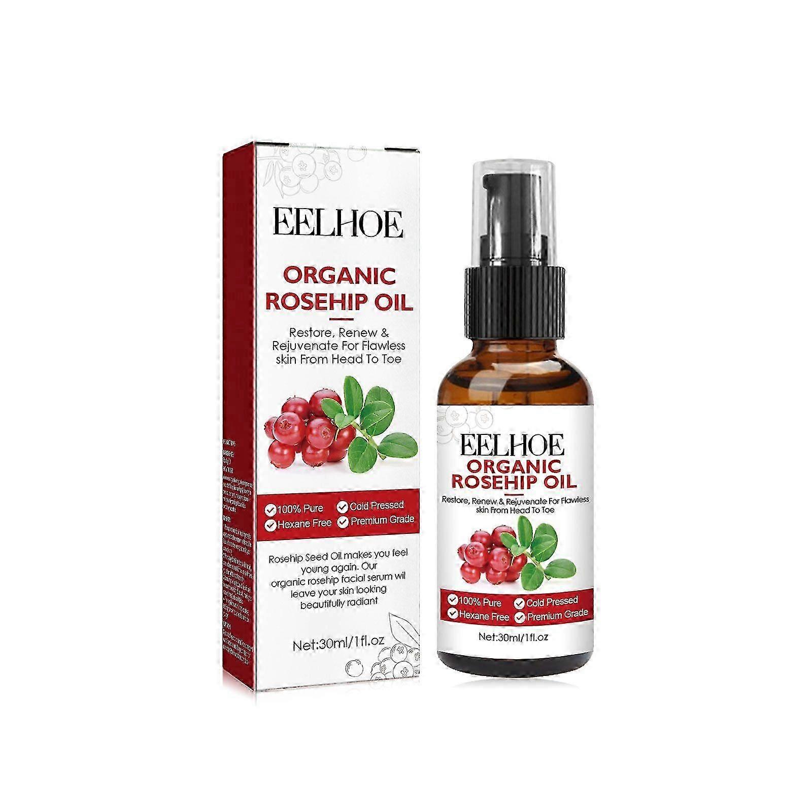 Revitalize & Anti-Age Rosehip Face Serum  Hydrating, Wrinkle & Fine Line Reduction, 30ml