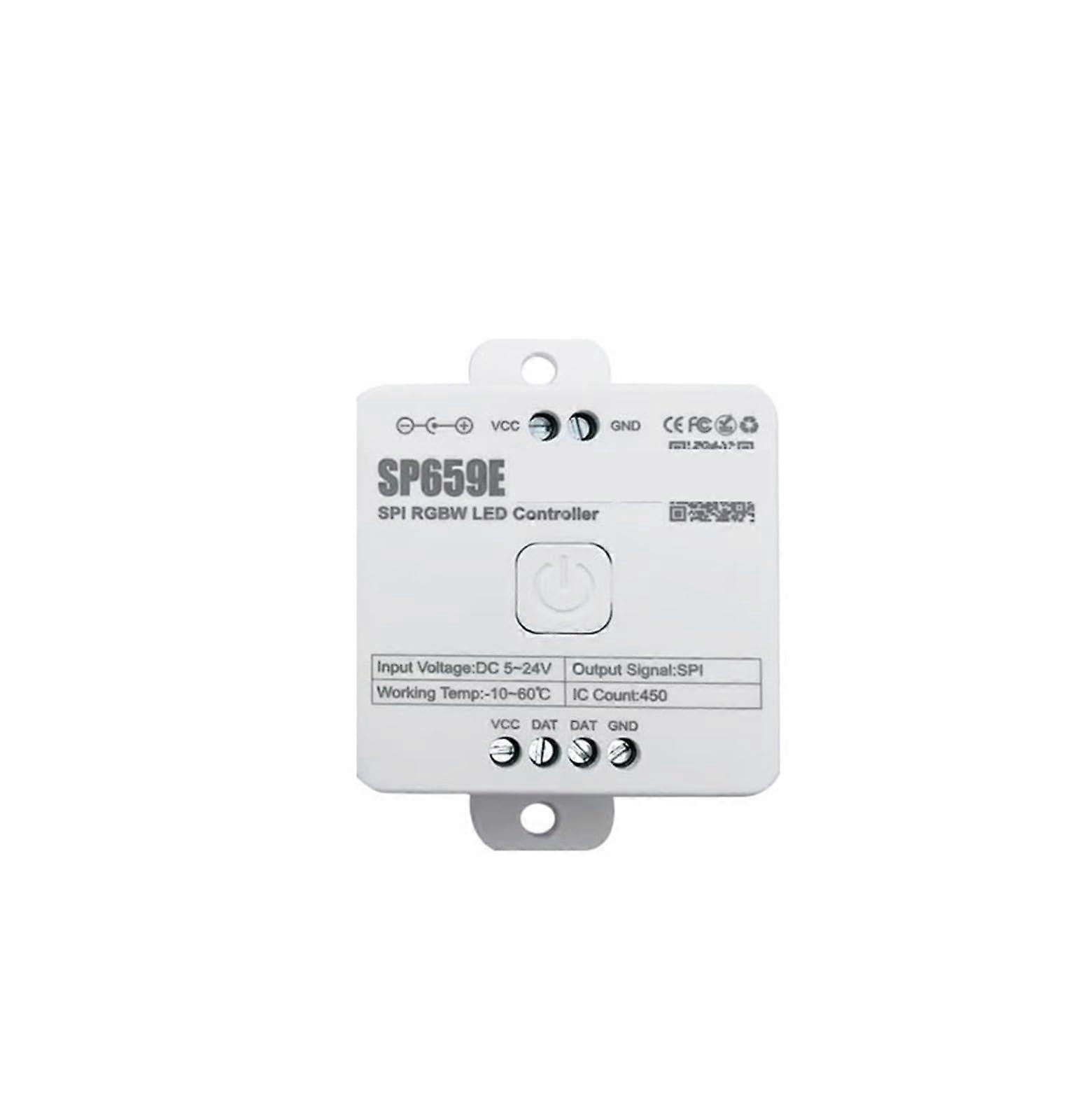 RGBW LED Music Controller 524V Voice Activated Flicker Dimmer for Home Energy Saving