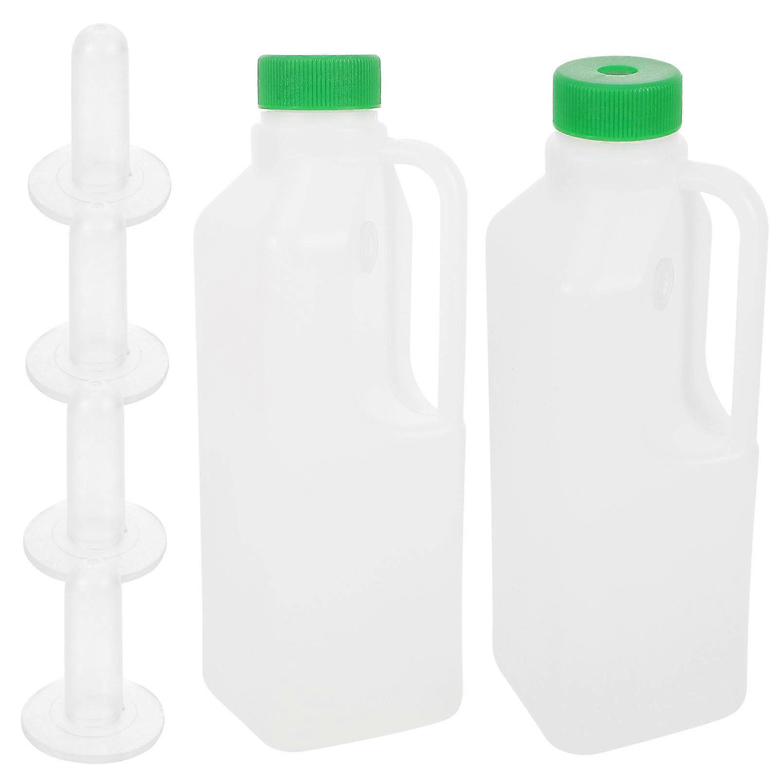 Lamb Feeding Bottle White Plastic for Feeding 1Set