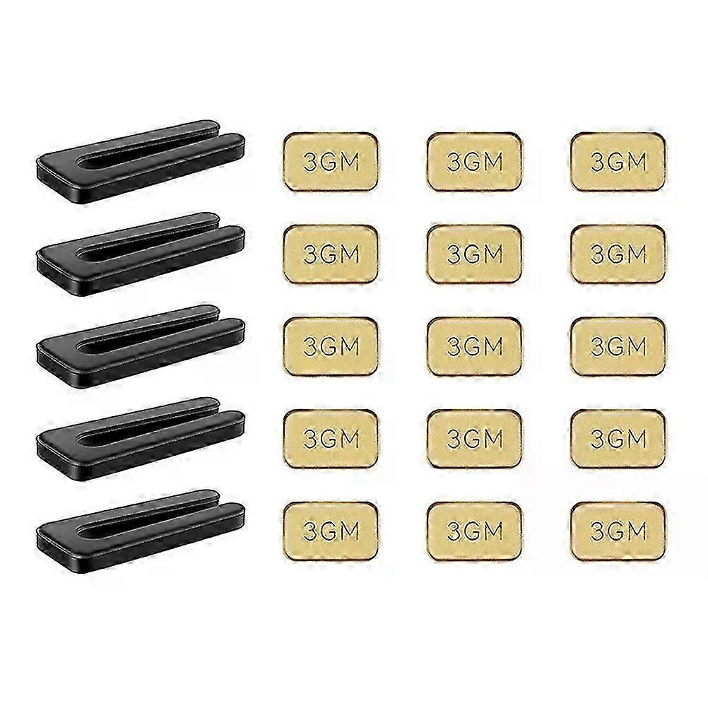 5 Sets Ceiling Fan Balancing Kit Fan Balancing Clip and Self-Adhesive Weights Kit