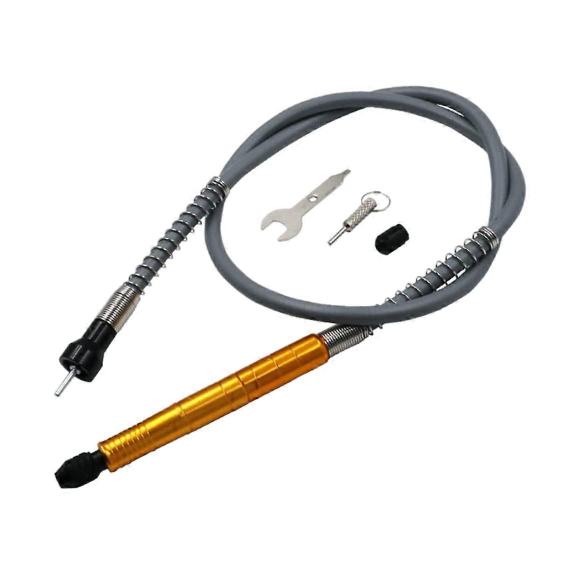 Flexible Drill Extension Shaft with Adapter for Rotary Grinder Tool, Durable and Ergonomic Grip