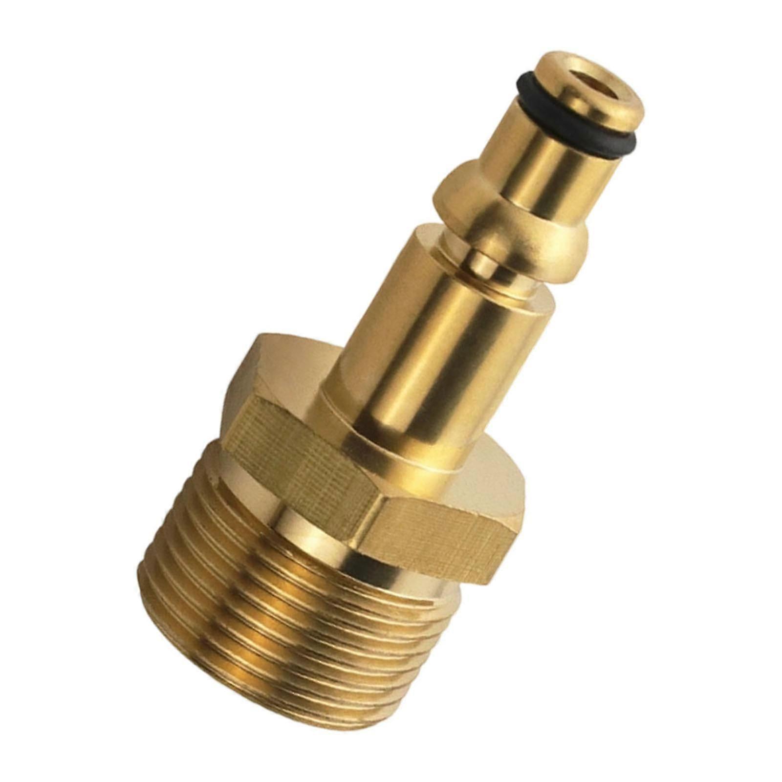 Heavy-Duty Quick-Release Brass Coupling for Pressure Washers, Fits 1/4" Nozzles