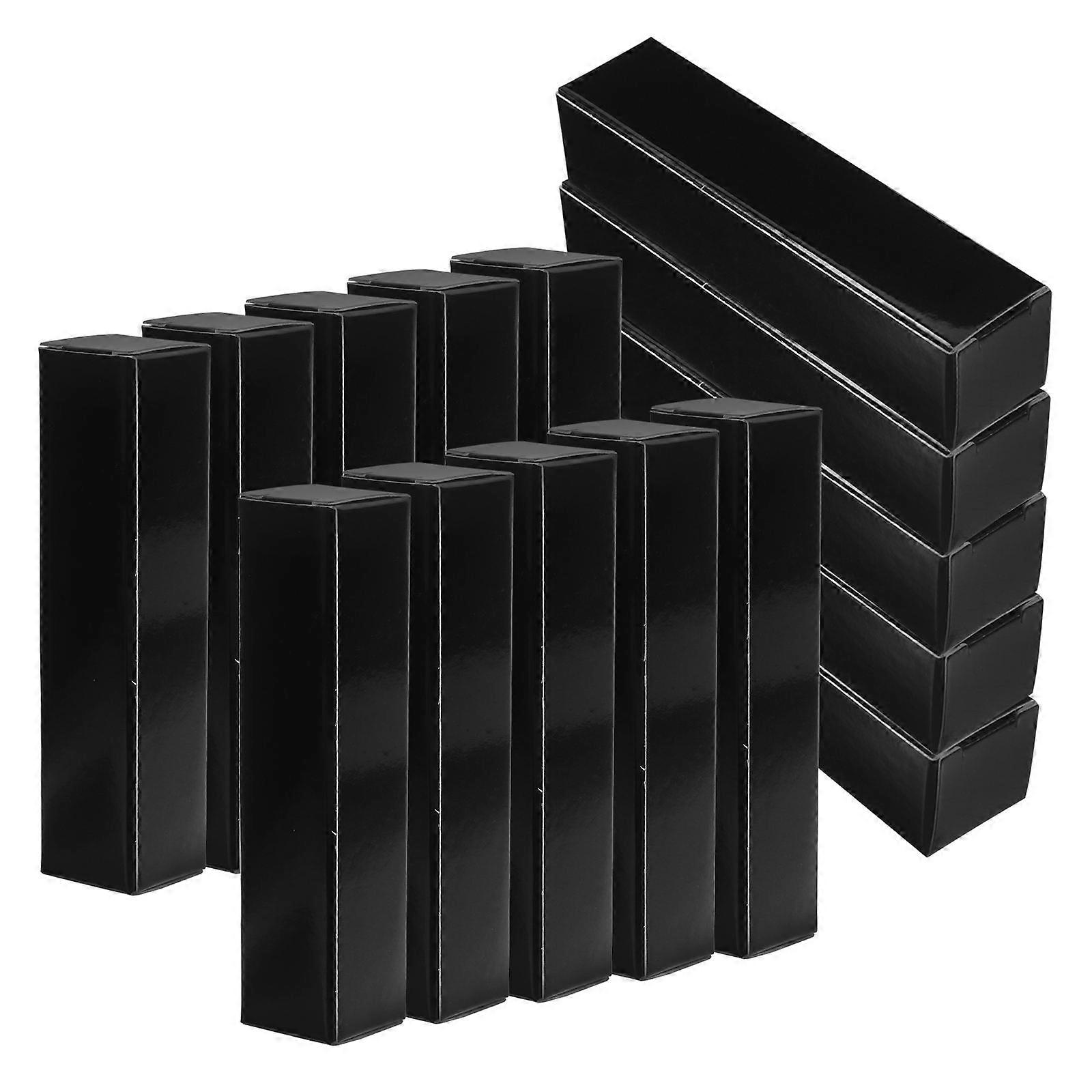 Black Lipstick Wrapping Box Paper for Wrapping 45Pcs Lip Gloss Boxes