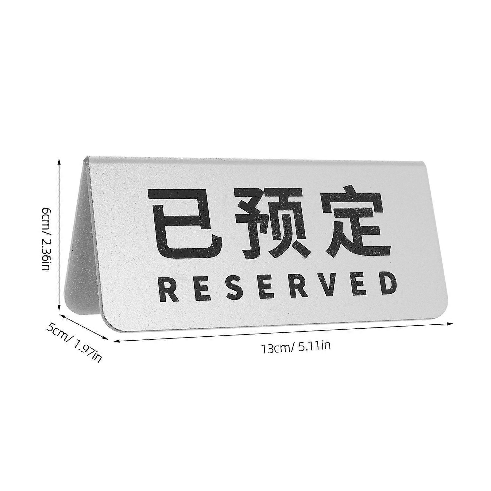 Reserved Table Sign Acrylic for Wedding Reservation