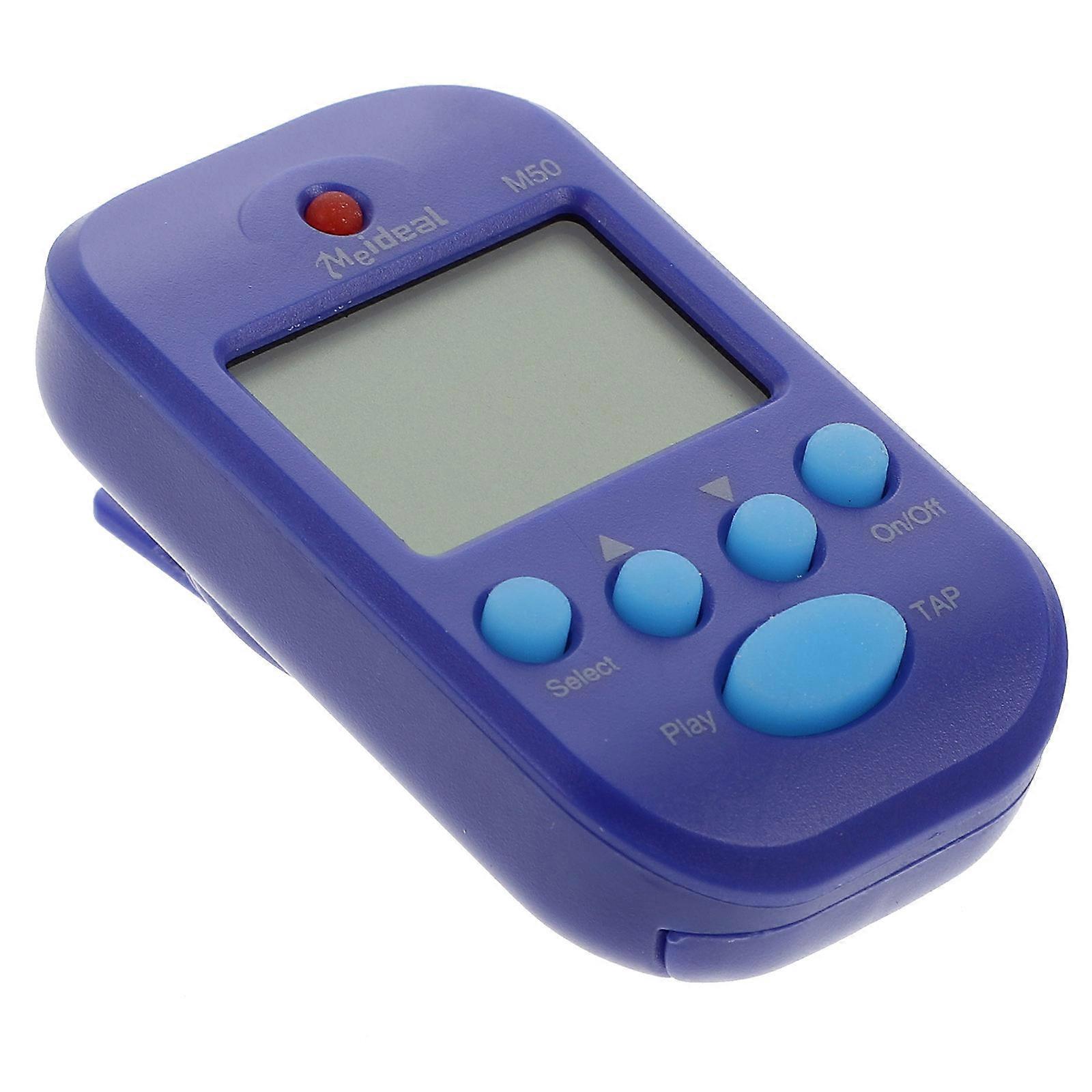 Mini Digital Metronome For Guitar Practical Rhythm Testing Blue Plastic 1Pack