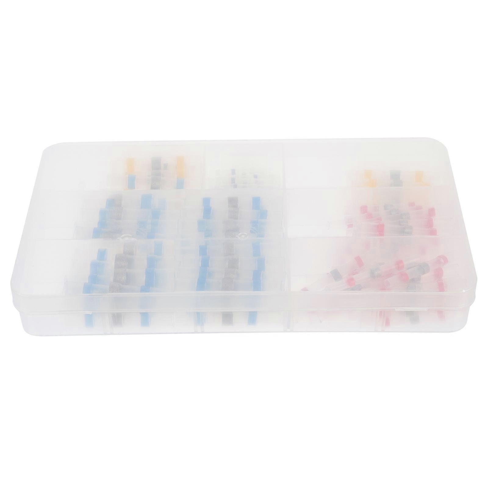 Assorted Color Electrical Butt Splice for Connecting 150Pcs Waterproof Terminals