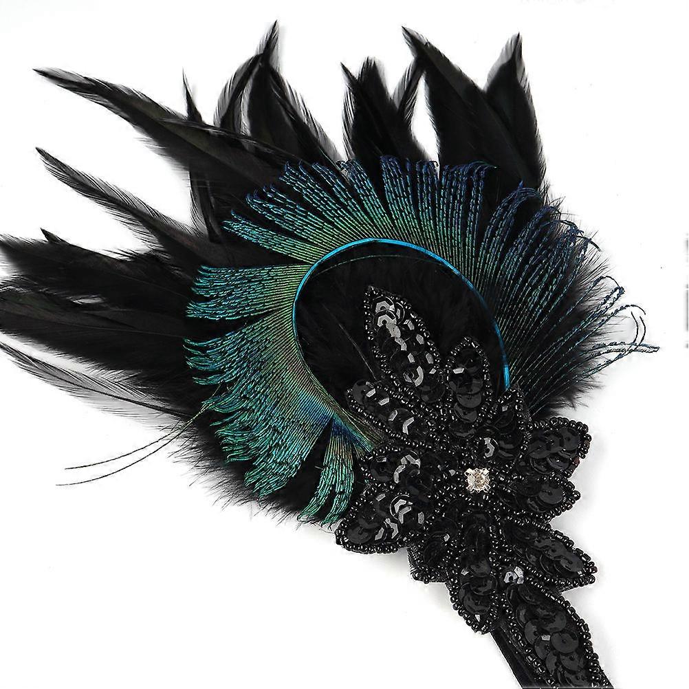 Flapper Headband Wedding Decoration Headband Green