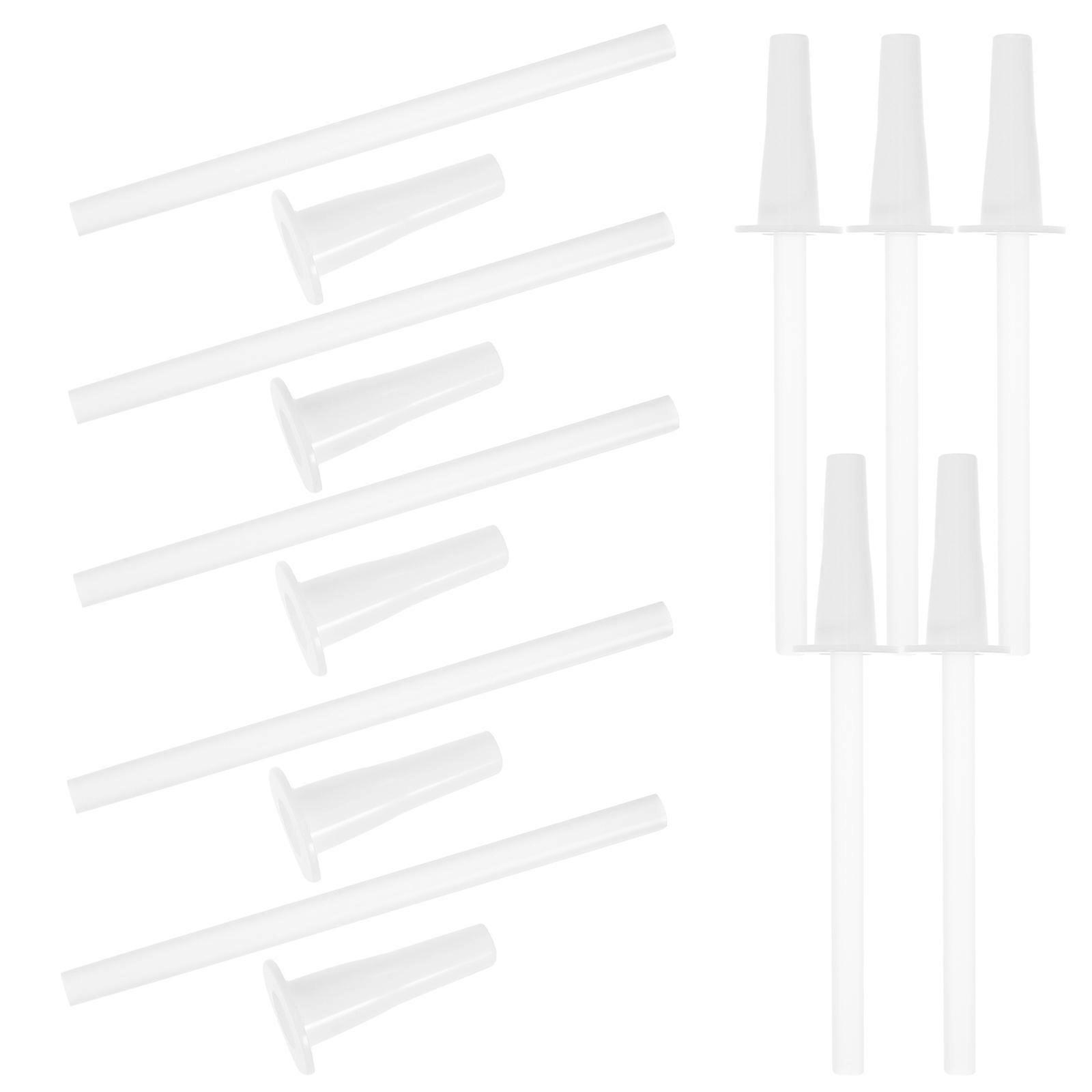 Silicone Straw Replacement Nozzle for Drinking 10Sets Convenient Belly Cup Straws