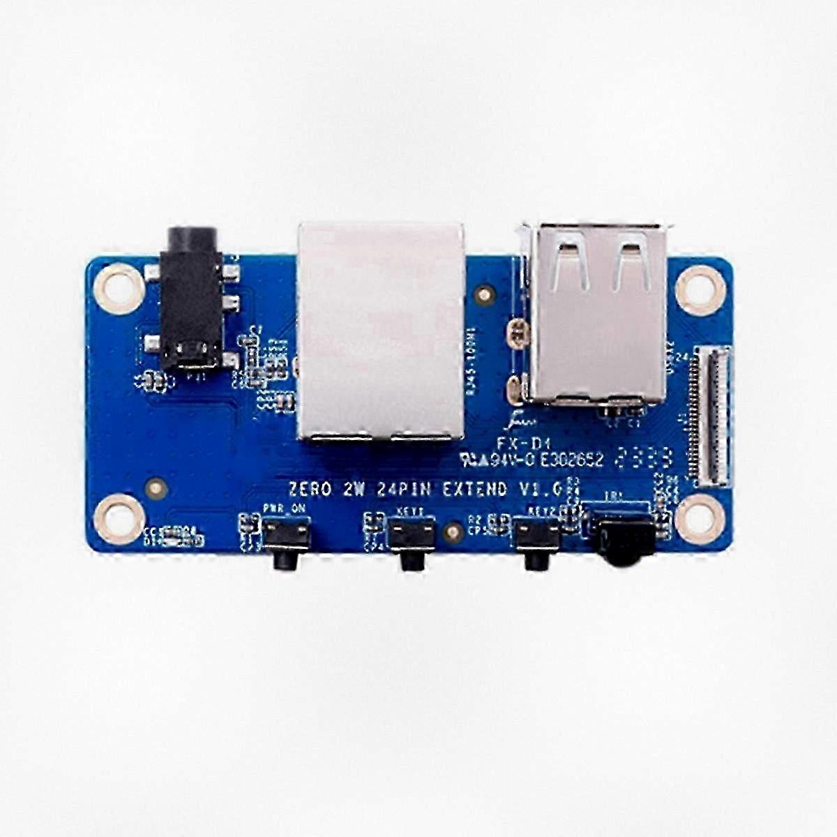 26-27 Expansion Board Compatible with Zero 2W 1G Mini PC, Featuring USB Network Interface and Power Button