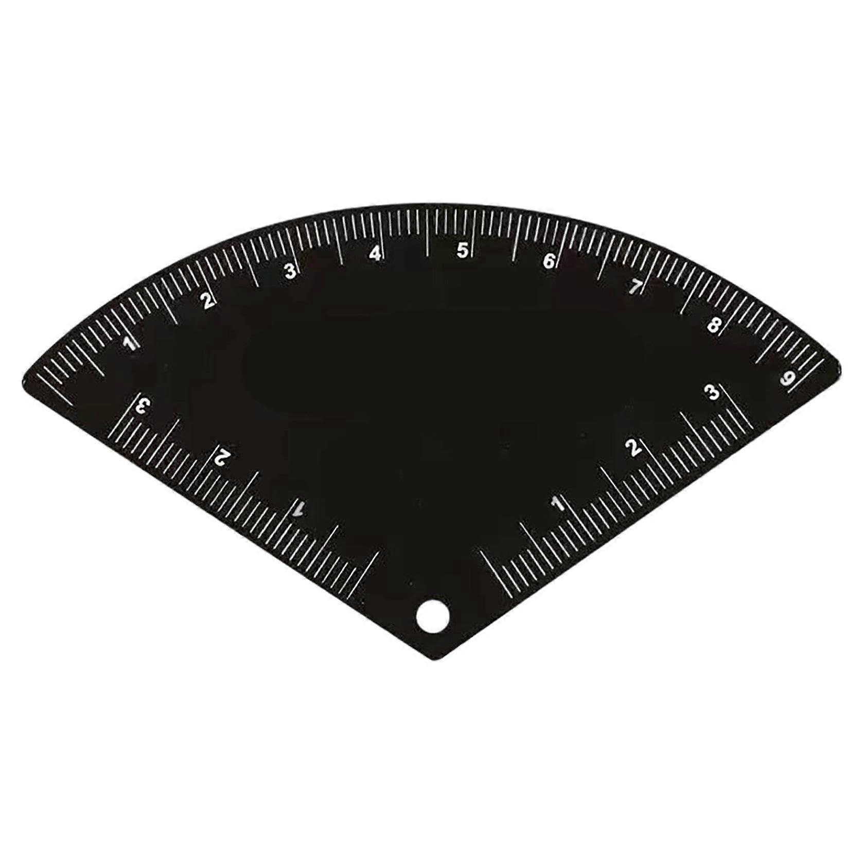 Eyebrow Stencil Shaping Tool with Symmetry Guide, Reusable Double Sided Brow Mapping for Beginners Black