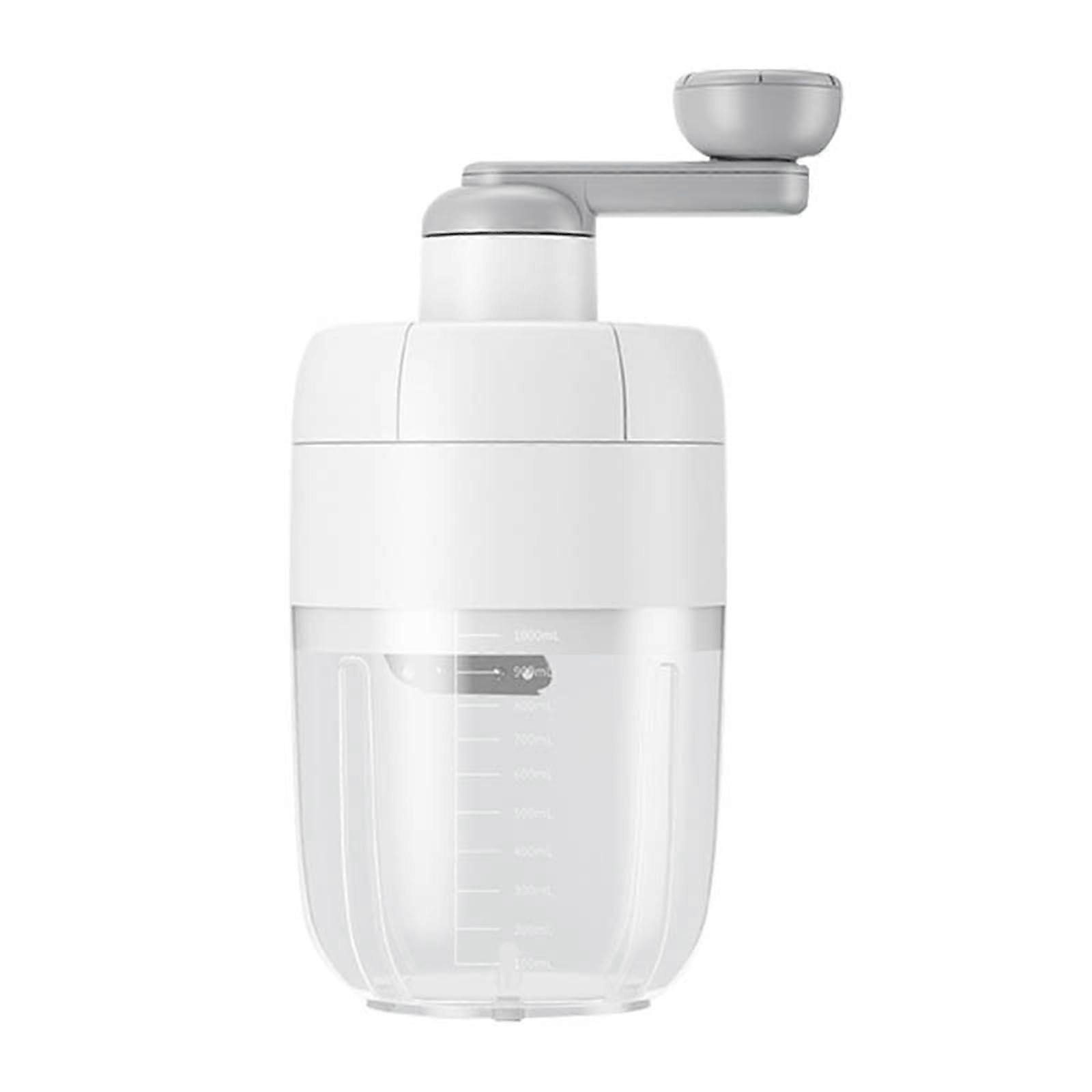 Manual Ice Crusher for Home Use Efficient Hand Crank Durable Plastic 26.5cm