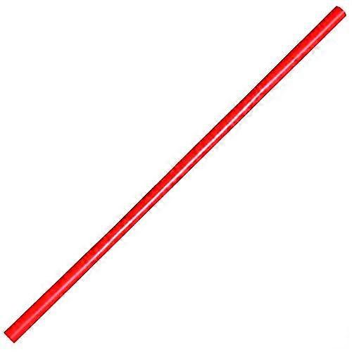 Individually Wrapped Extra Long Red Plastic Drinking Straws Bulk for Tall Cups 9 Inch 3000 Pack