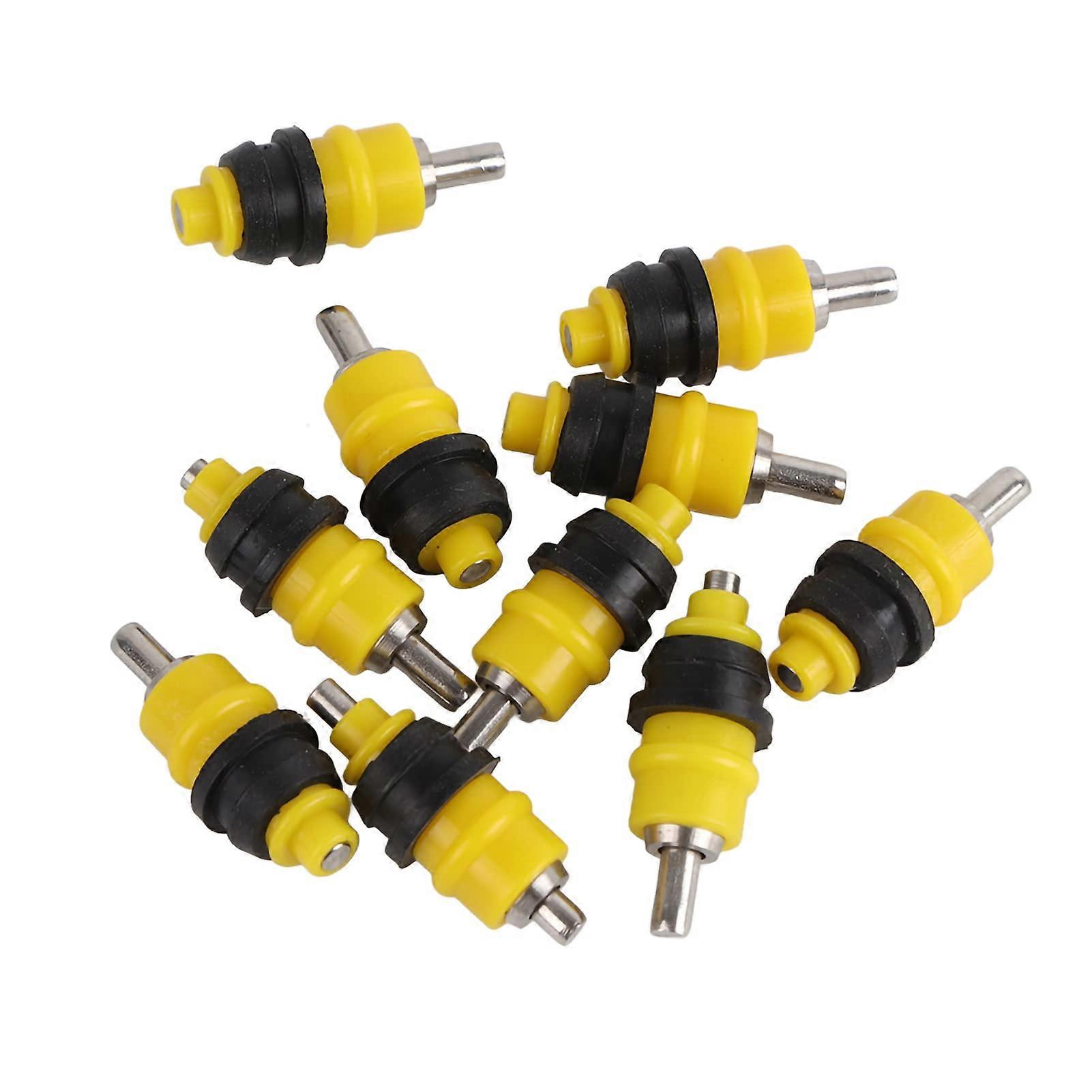 10Pcs Automatic Chicken Water Nipples 360° Poultry Water Drinker Rustproof Leak Proof Easy Install