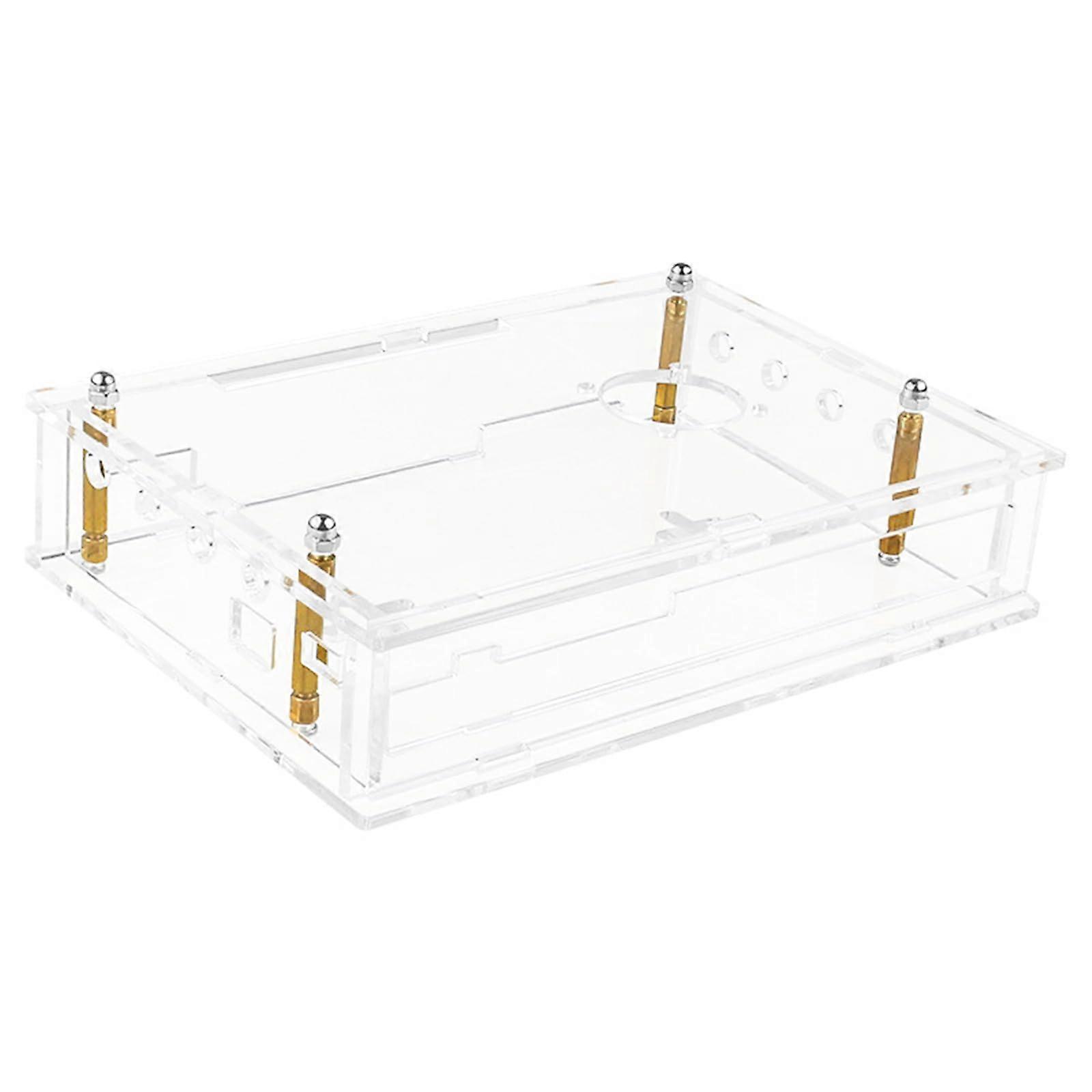 ABS Development Board Enclosure 163x117x35mm Protective Housing with Precise Port Openings