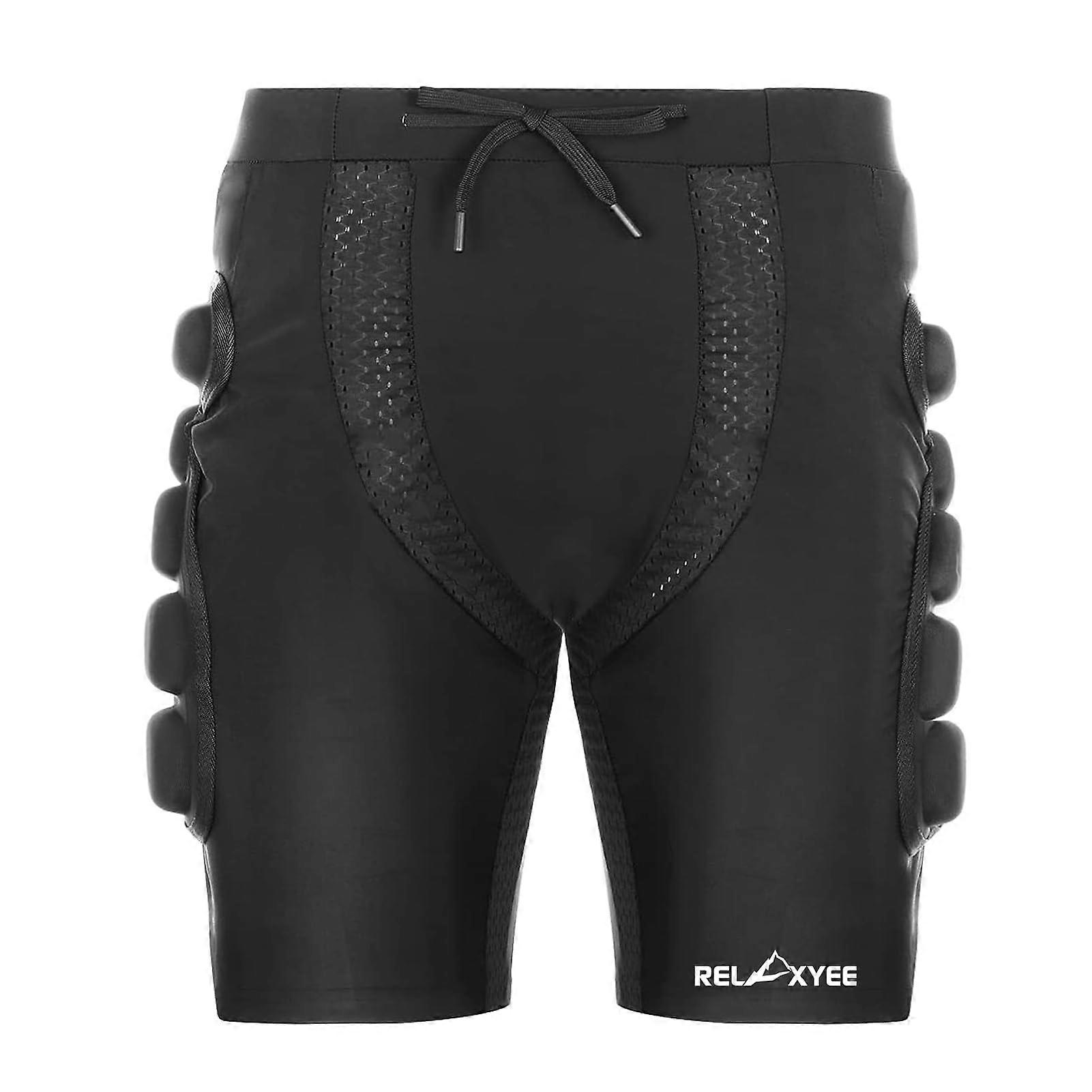 Women's Ski Protective Shorts with 3D Butt Padding, Impact Resistant Snowboarding and Skating