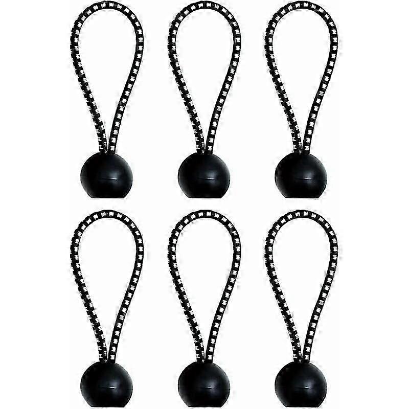 6 Bungee-Kugelspanner für Plane, langlebiger elastischer Haken