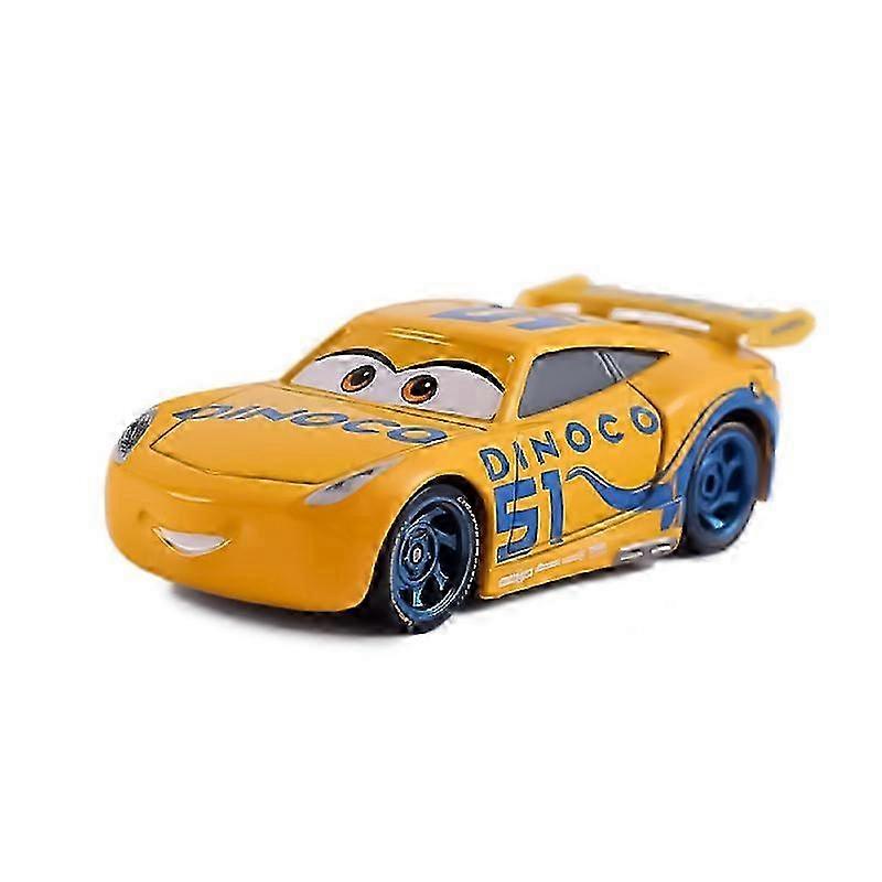 Disney Cars Pixar Cars 95-3rd Generation Blue Metal Diecast Toy Car 1:55 Lightning McQueen Kids Toys Boy Christmas Gifts