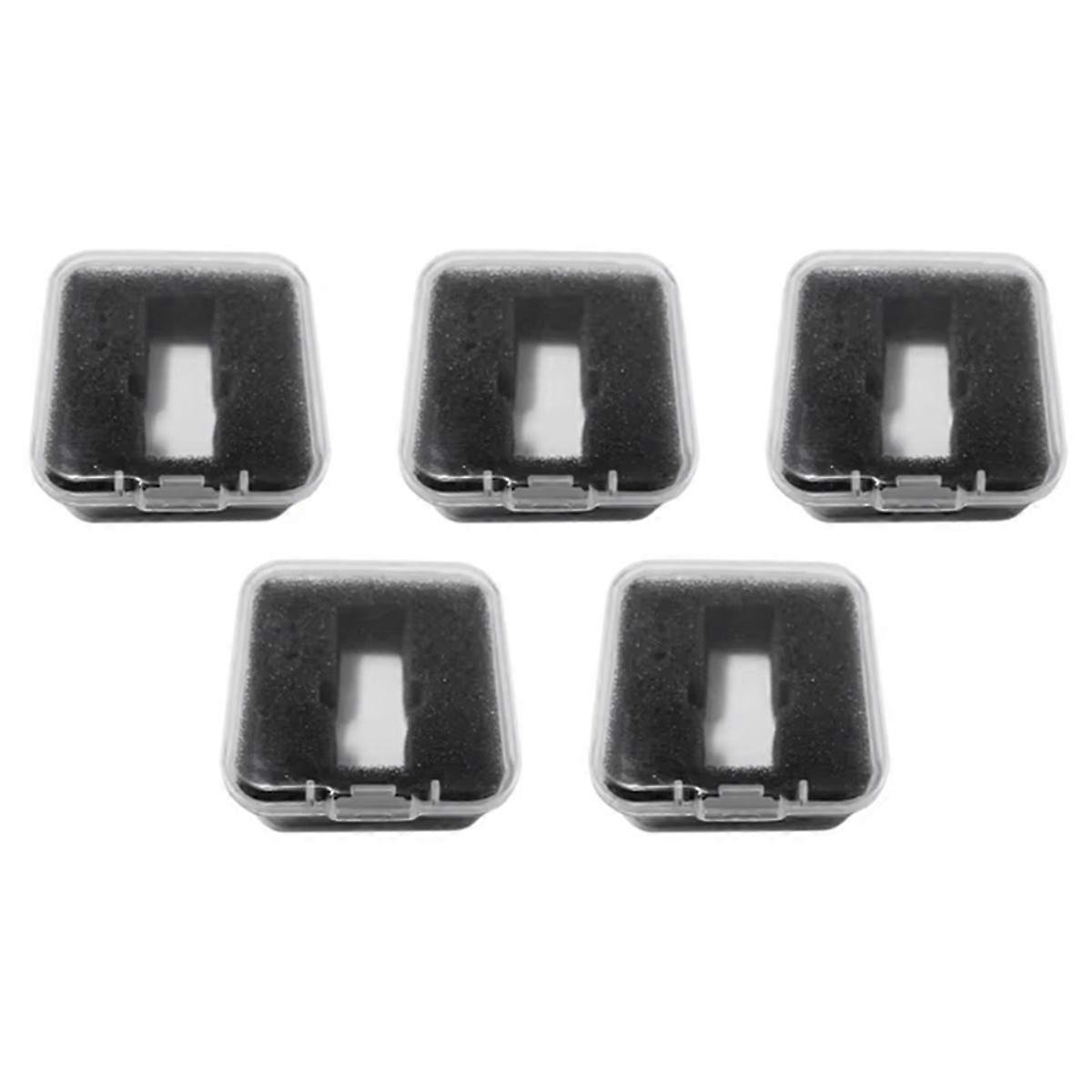 5Pcs Turntable Stylus Display Case Vinyl LP Record Player Storage