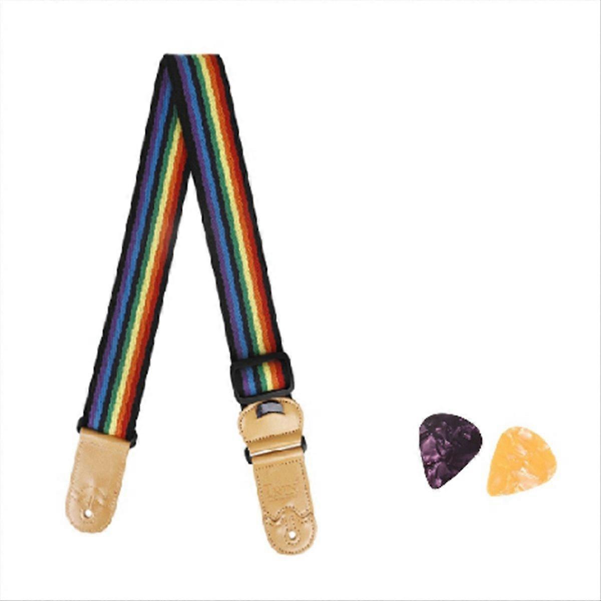 Guitar Strap Adjustable Guitar Strap with Picks Holder