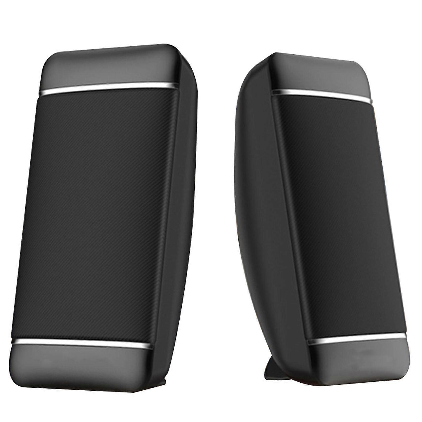 1 Pair USB Loudspeaker Practical Desktop Computer Speakers for Home Use