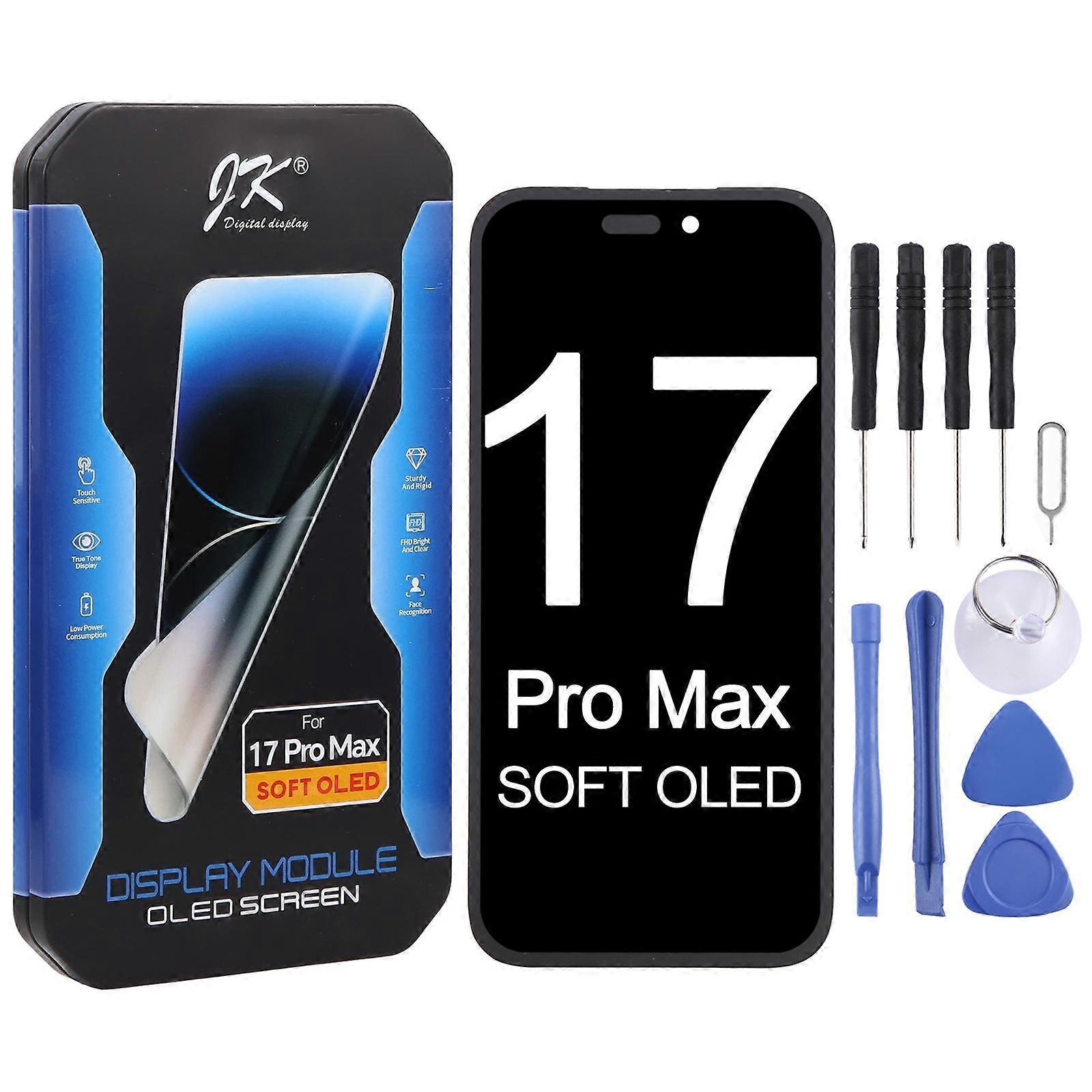 JK Soft OLED LCD Screen For iPhone 17 Pro Max