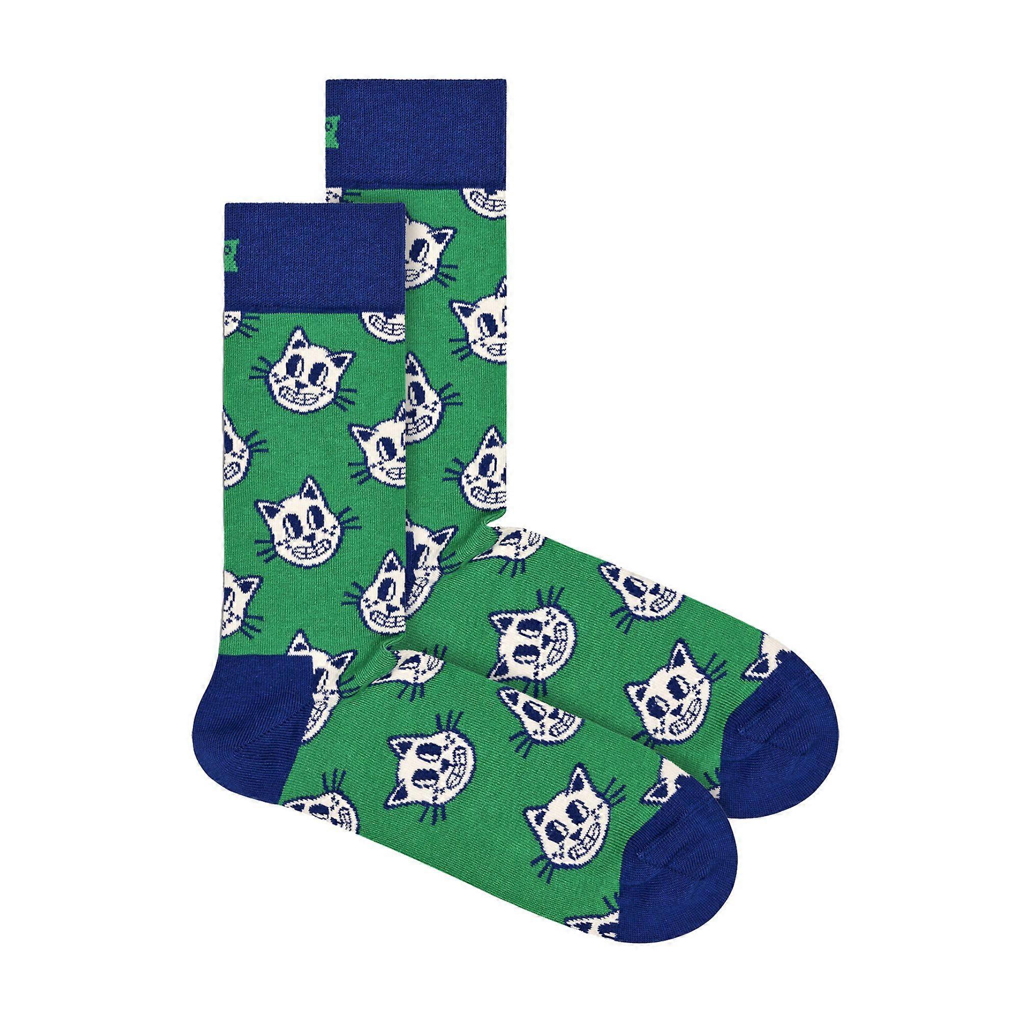 Happy Socks - Novelty Cat Pattern Unisex Socks