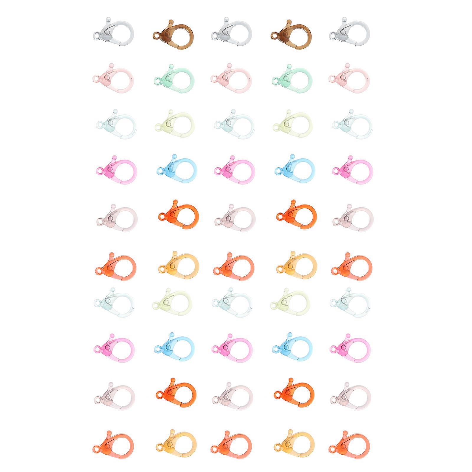 Keychain Lobster Clasp Acrylic DIY Projects Simple Effect 50Pcs