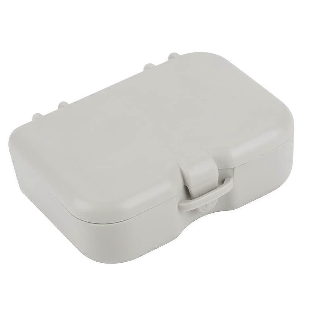 Denture Storage Box with Secure Closure, Compact Travel False Teeth Container, Easy to Clean